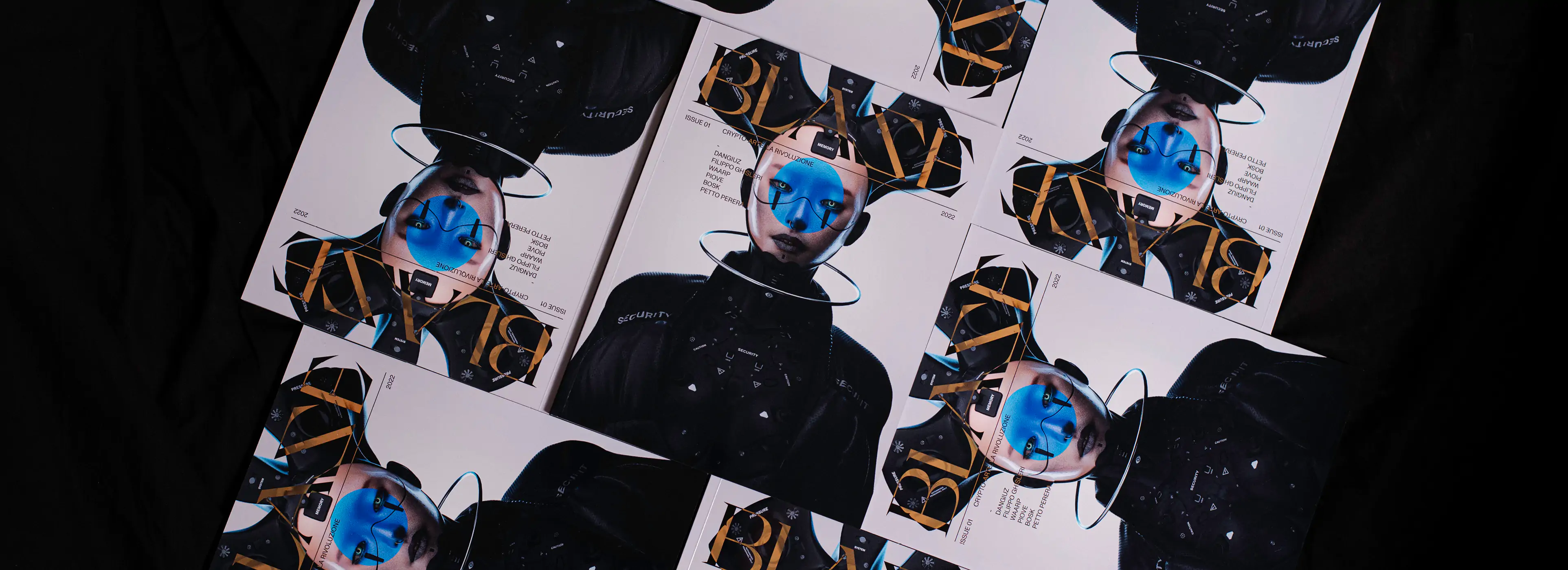 Blaze Magazine Crypto Arte: il progetto di tesi in Communication design di Luca Bertusi