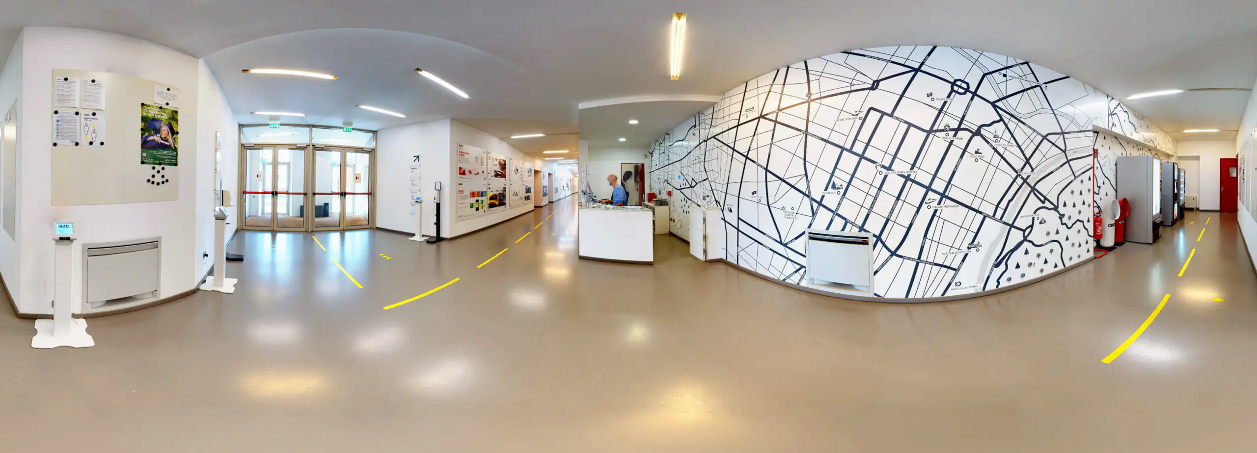 The main entrance of IAAD. Turin campus