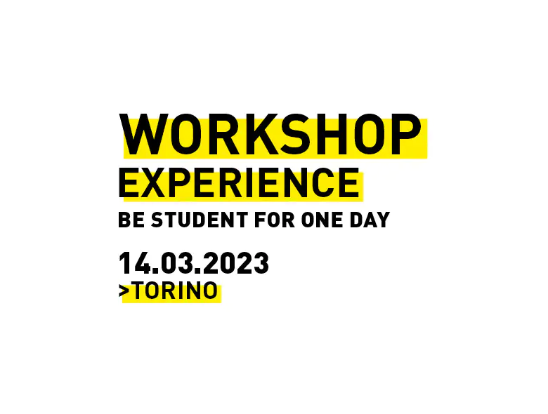 Diventa studente IAAD. partecipando al prossimo Workshop di Orientamento