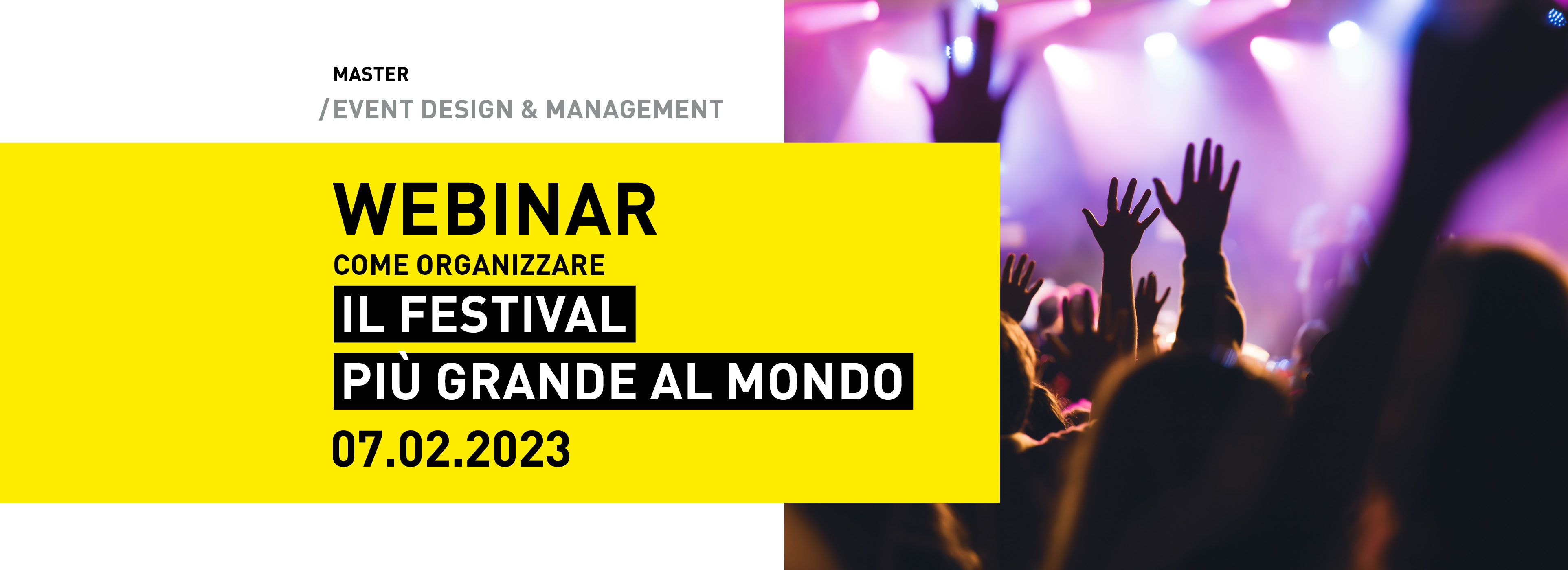 La Masterclass dedicata al Master IAAD. in Event Design & Management