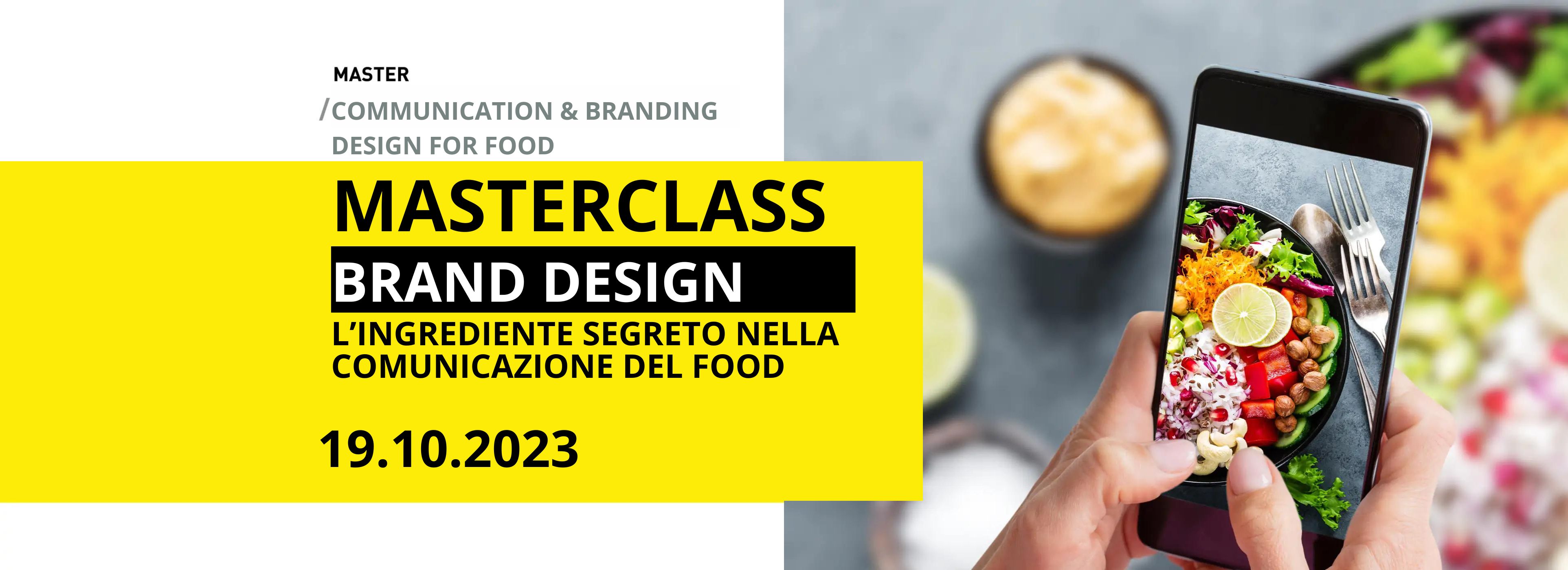 Masterclass del Master IAAD. in Communication & Branding Design for Food