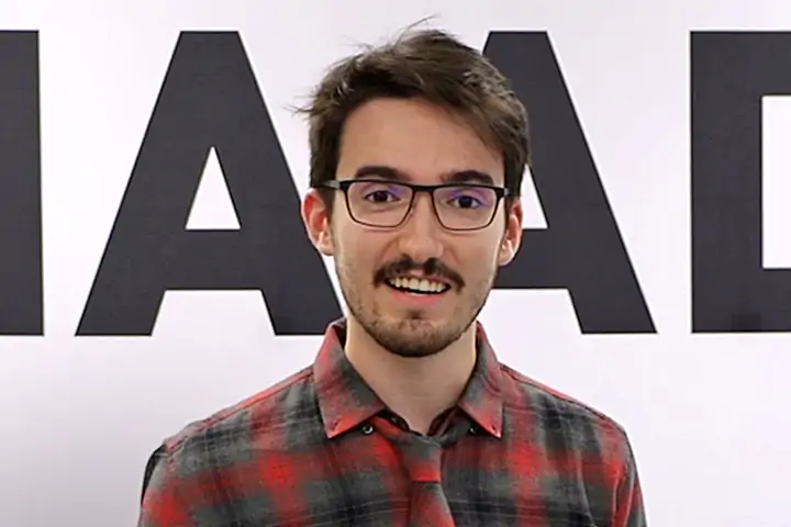 Luca Venturi, alumno IAAD. del corso in Digital Communication design