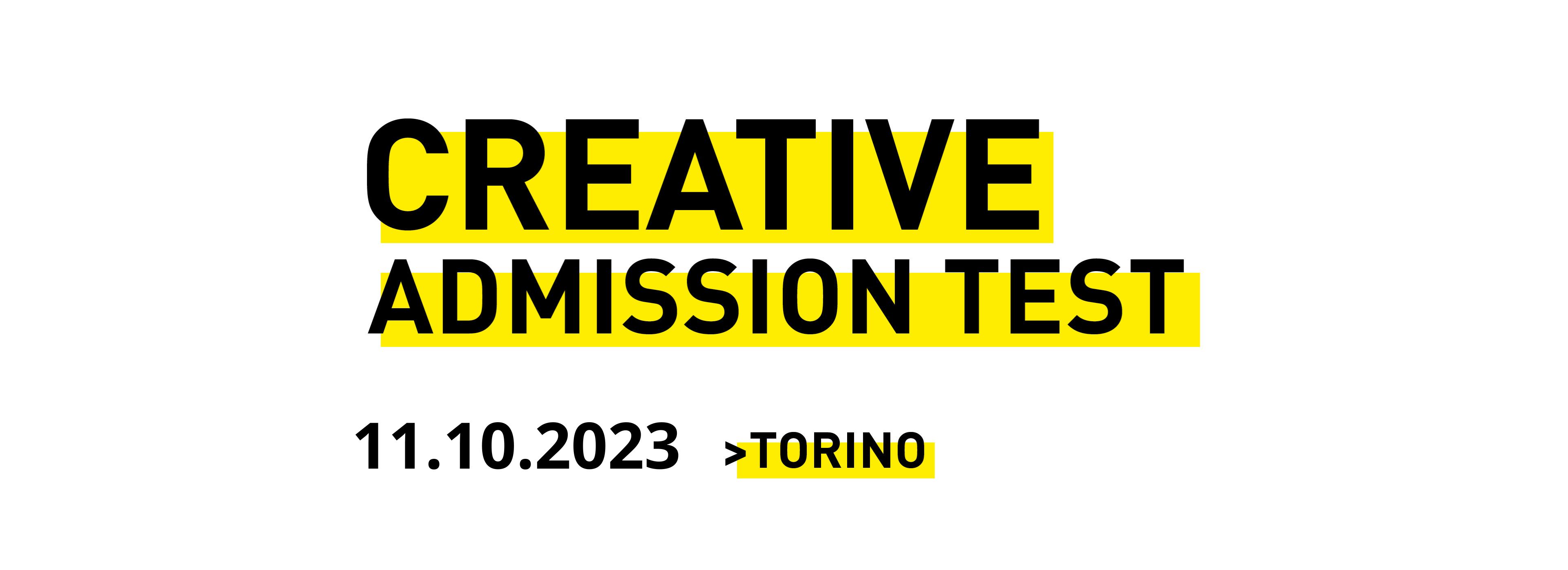 Partecipa alla prossima prova di ammissione di IAAD. Torino