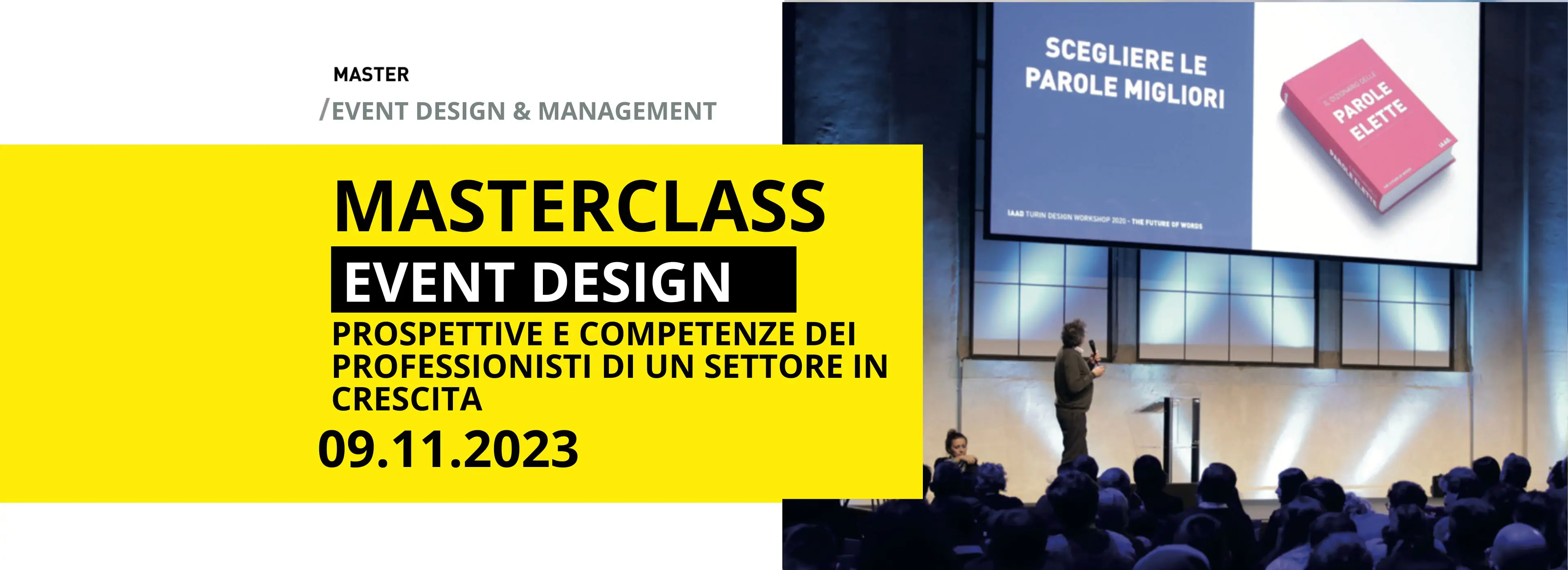 Masterclass del Master IAAD. in Event Design & Management