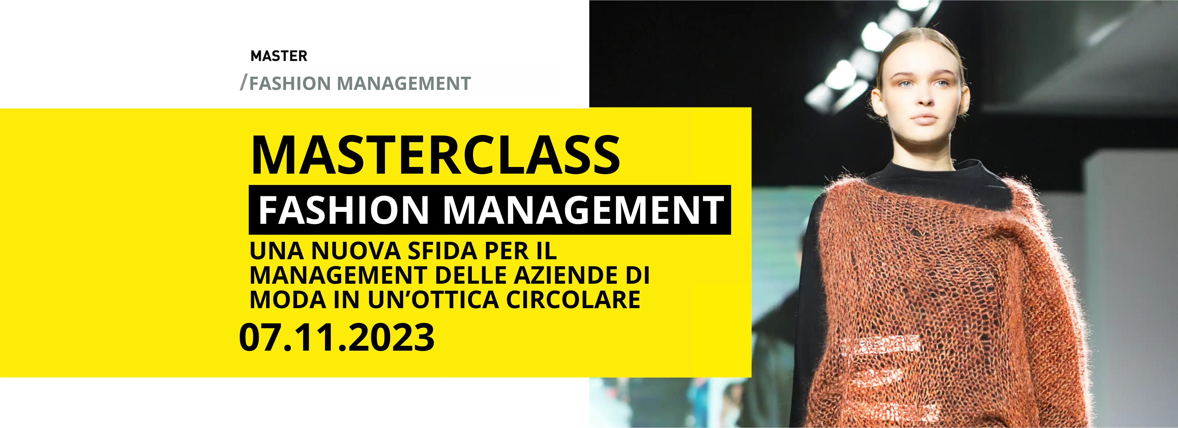 Masterclass del Master IAAD. in Fashion Management
