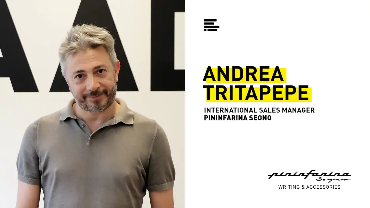 Andrea Tritapepe, International Sales Manager di Pininfarina Segno, ci racconta la collaborazione con IAAD. per il progetto di Tesi di classe in Product design