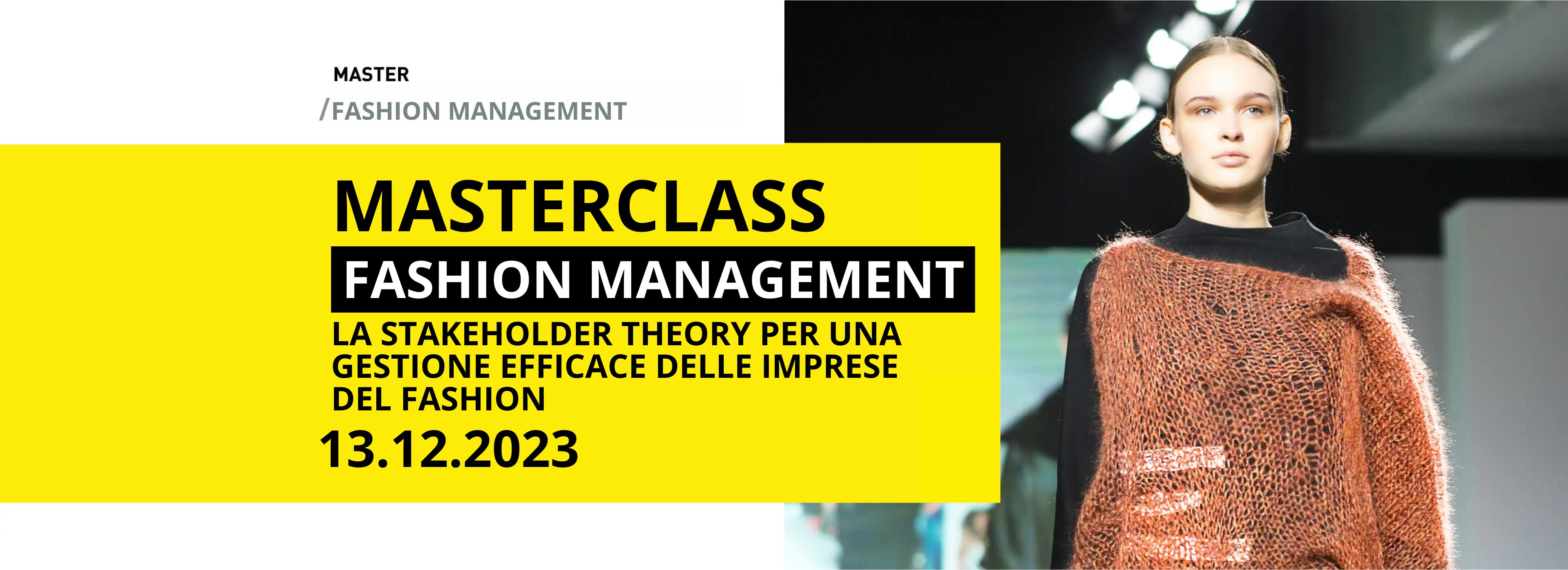 Masterclass del Master IAAD. in Fashion Management