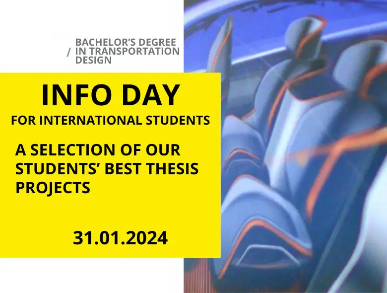 Info Day del corso triennale in Transportation design