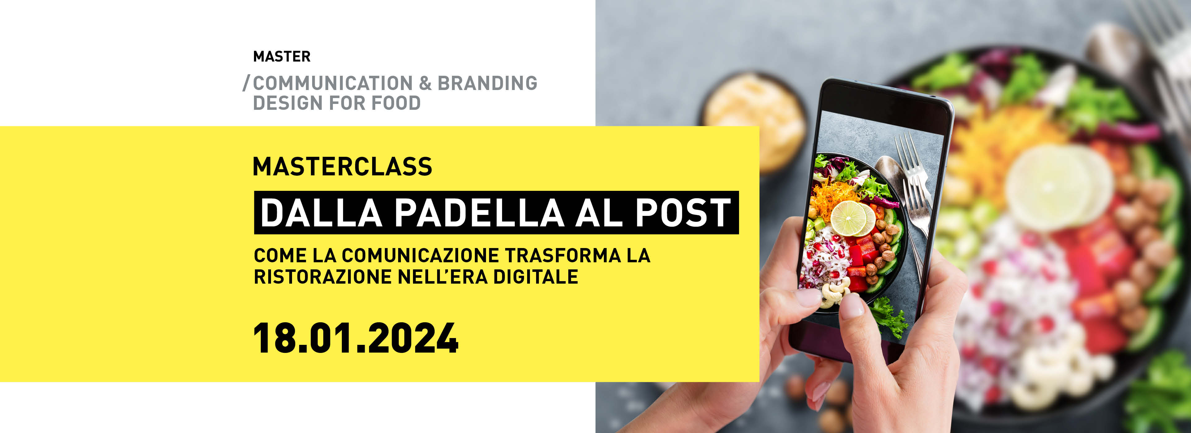 Masterclass del Master IAAD. in Communication & Branding Design for Food