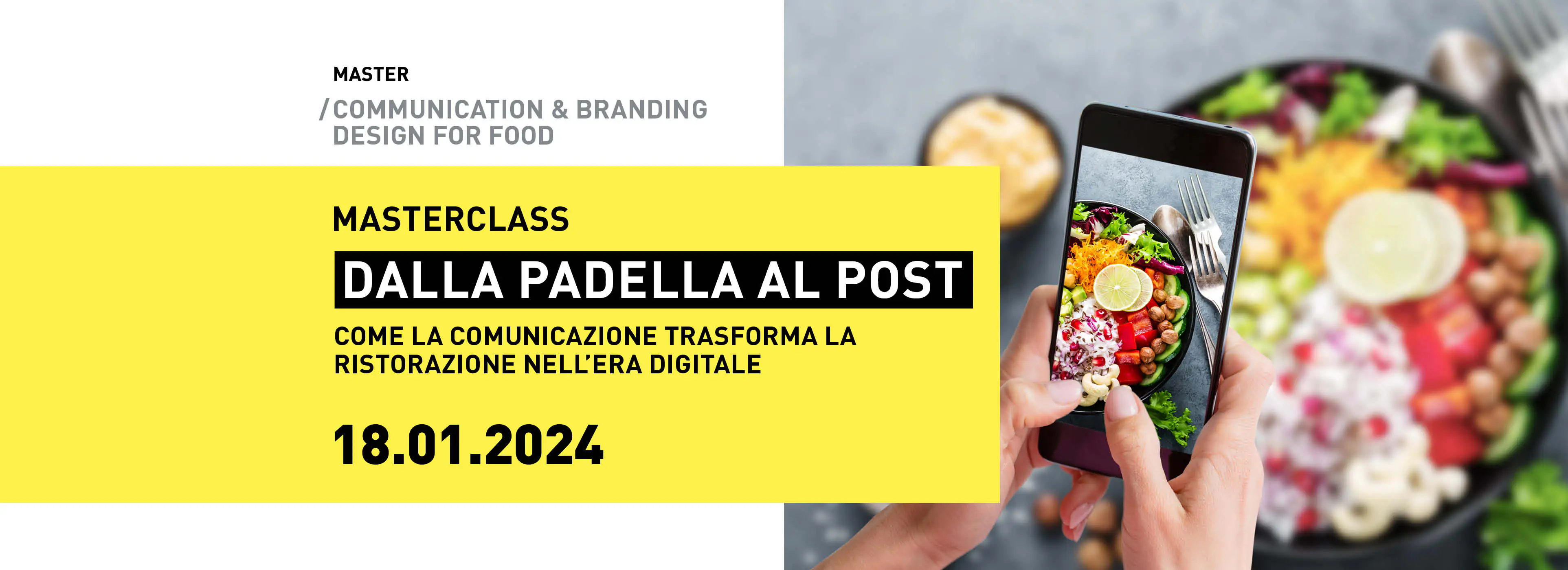 Masterclass del Master IAAD. in Communication & Branding Design for Food