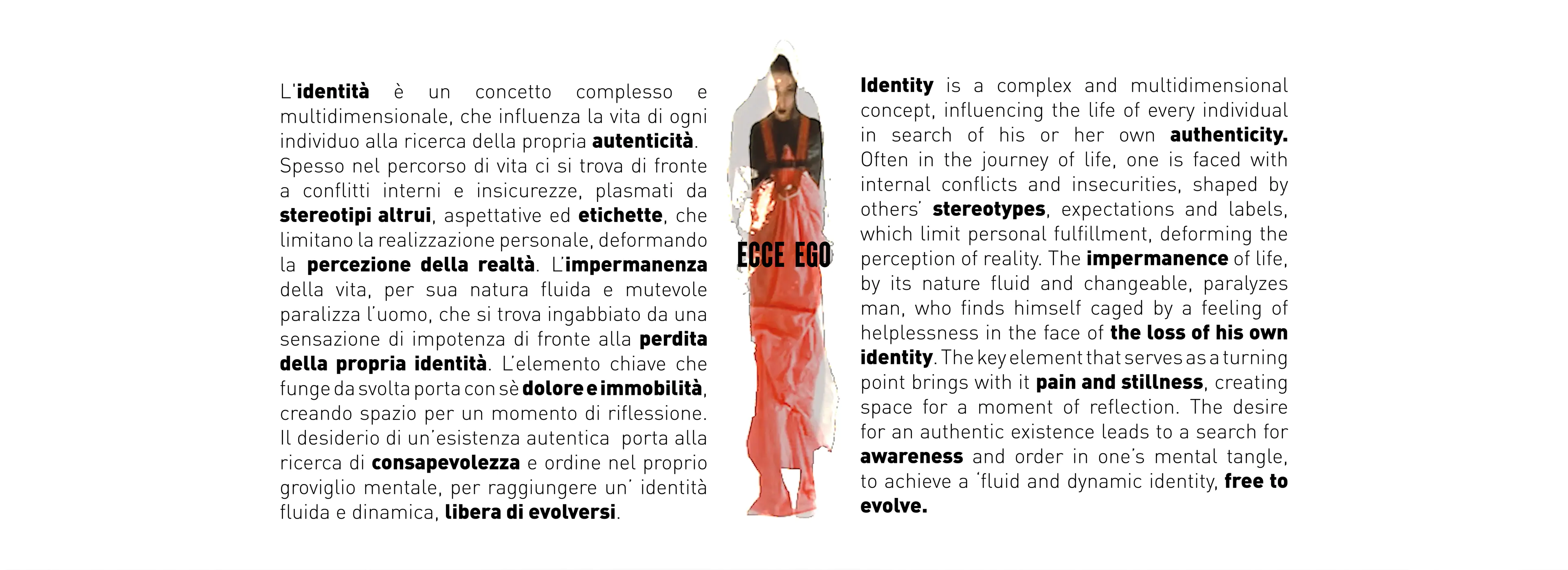 ECCE EGO: il progetto di tesi in Textile & Fashion design di Martina Girardo