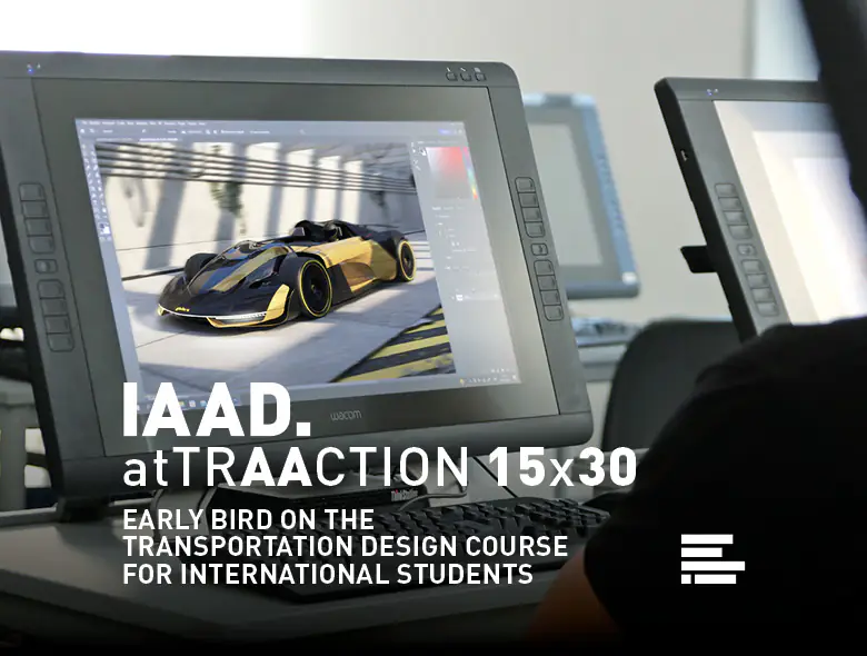 The new promo Early Bird for new enrollments on the Bachelor's Degree in Transportation design in Turin