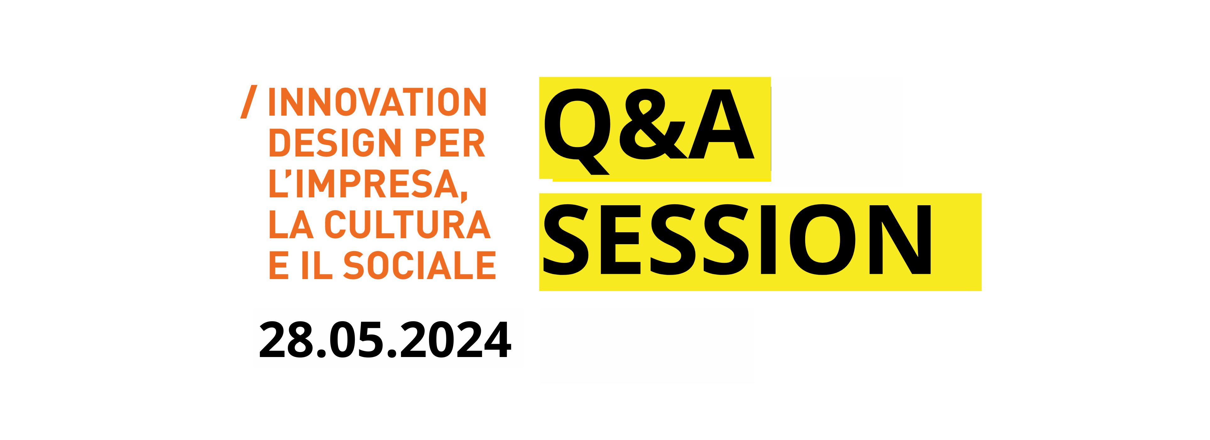 Scopri di più sul corso in Innovation design e partecipa alla sessione di Q&A