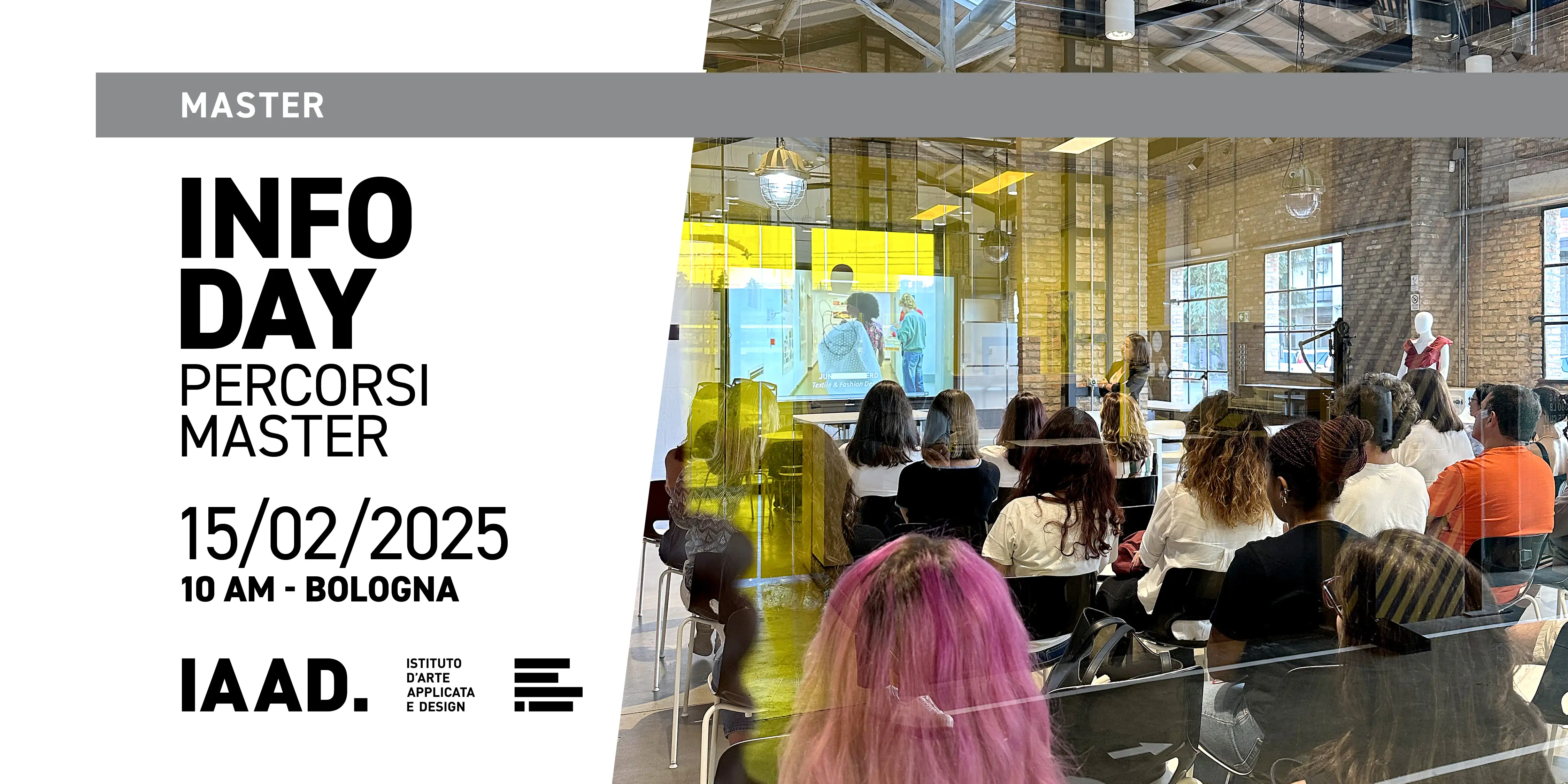 Open Day dei Master di IAAD.del 15 febbraio 2025