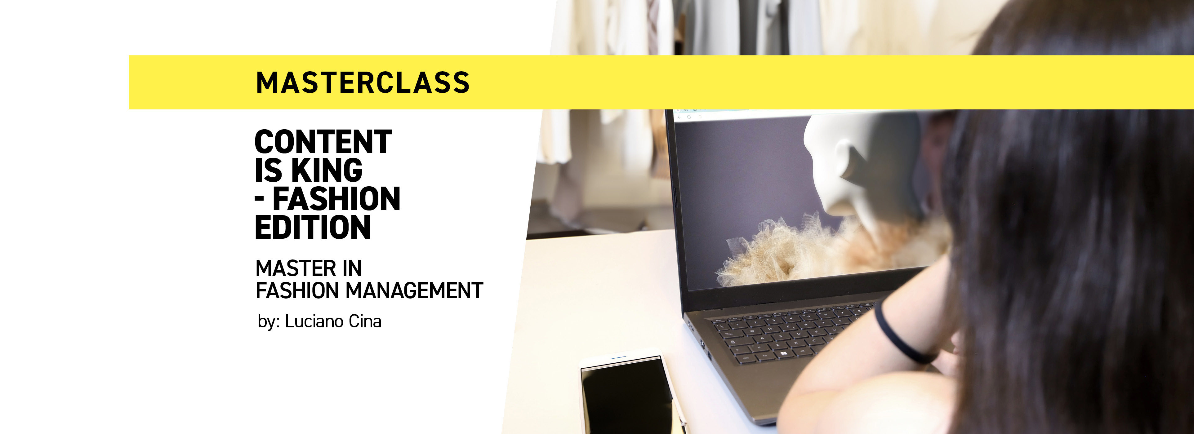 Partecipa alla Masterclass del Master IAAD. in Fashion Management del 5 febbraio 2025
