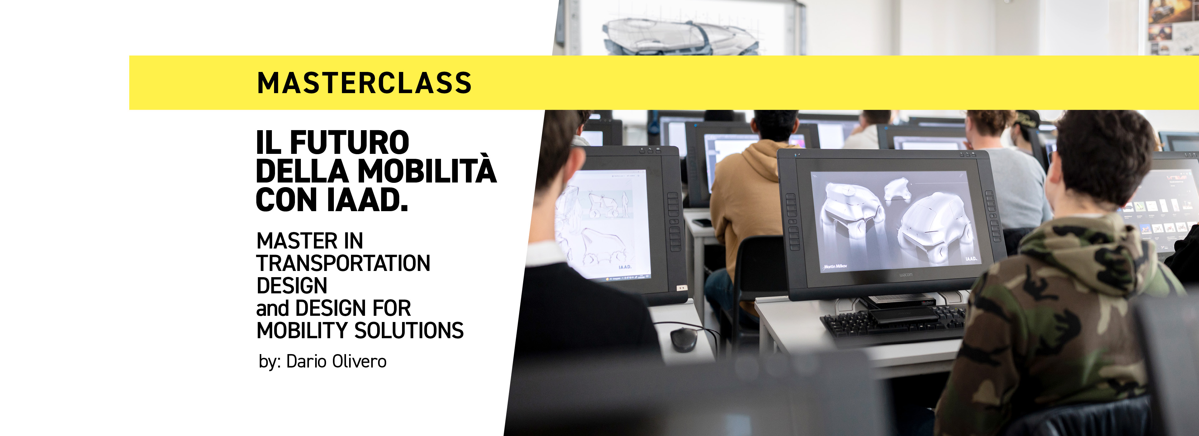 Scopri il futuro della mobilità con la prossima Masterclass IAAD. in Design for Mobility Solutions