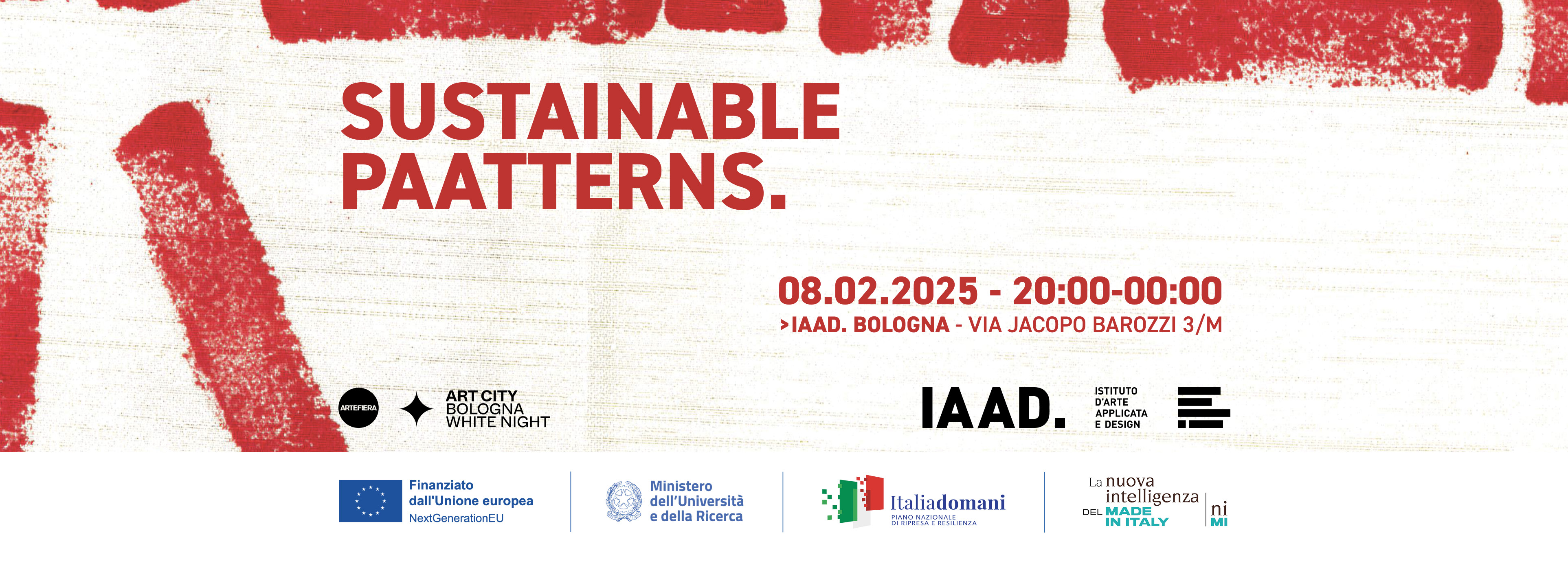 Partecipa allo special lab dedicato ai pattern nella moda, alla sperimentazione artistica e alla sostenibilità