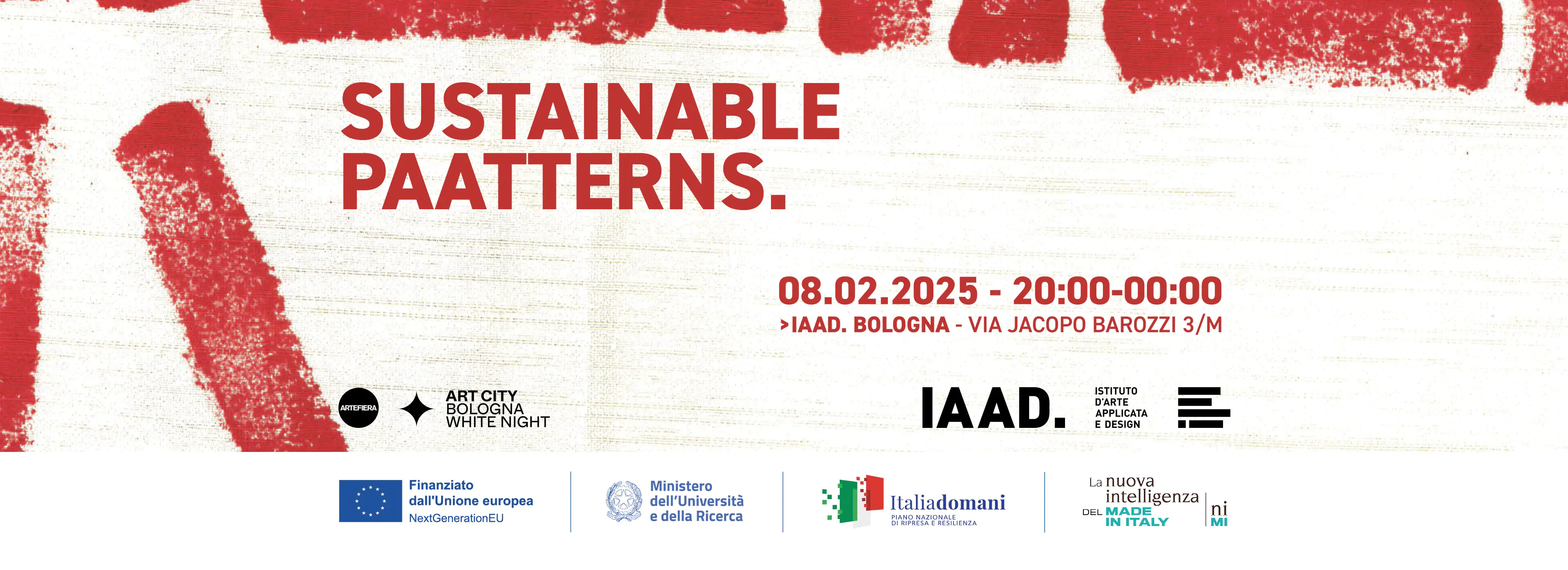 Partecipa allo special lab dedicato ai pattern nella moda, alla sperimentazione artistica e alla sostenibilità