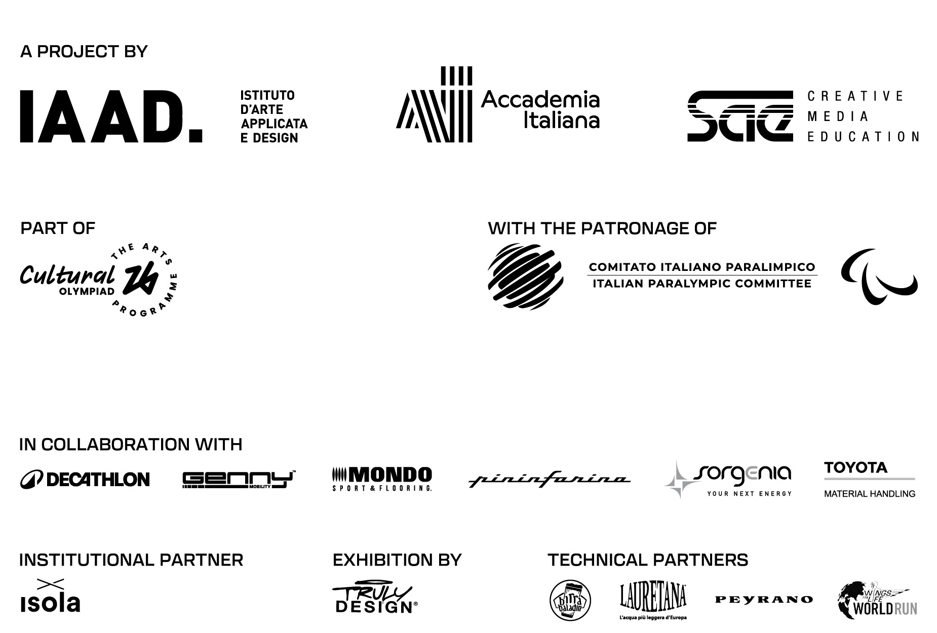 Scopri le aziende partner di IAAD. nell'edizione 2025 del progetto Bravery Bar presentato alla Milano Design Week