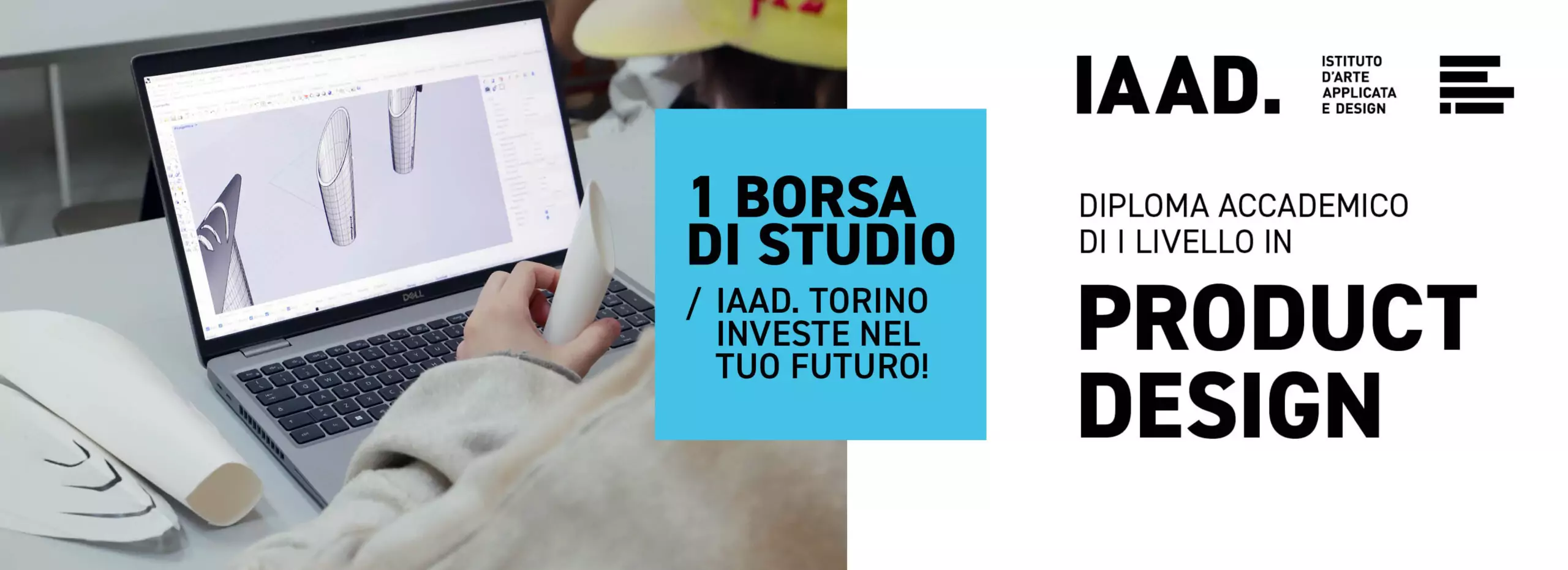 Scopri come ottenere una borsa di studio per il corso triennale in Product Design di IAAD. Torino