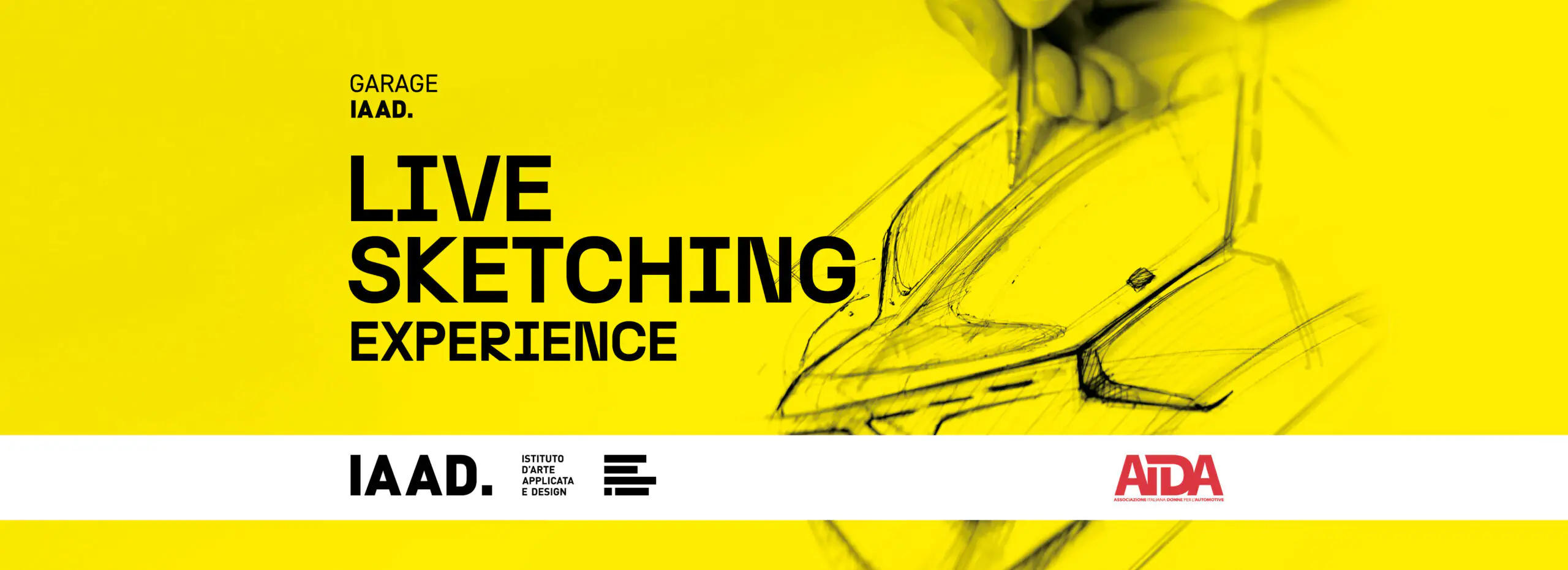 Partecipa alla LIVE SKETCHING EXPERIENCE, il corner itinerante dove creatività, innovazione e passione per il design prendono forma dal vivo.