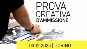 Partecipa alla prova di ammissione di IAAD. Torino del 3 dicembre 2025