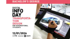 Info Day for International students related to IAAD. BA in Transportation design