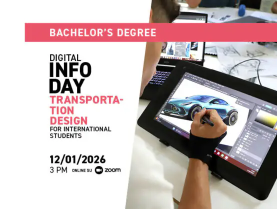 Info Day for International students related to IAAD. BA in Transportation design