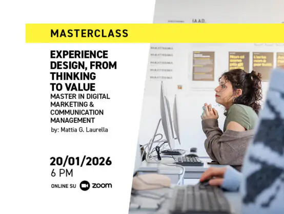 Learn how to turn design and digital marketing into business value combining design thinking with strategic execution with IAAD.'s Masterclass
