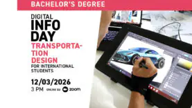 Info Day for International students related to IAAD. BA in Transportation design