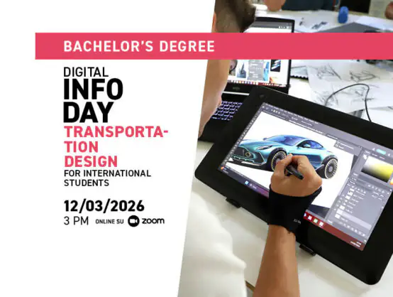 Info Day for International students related to IAAD. BA in Transportation design