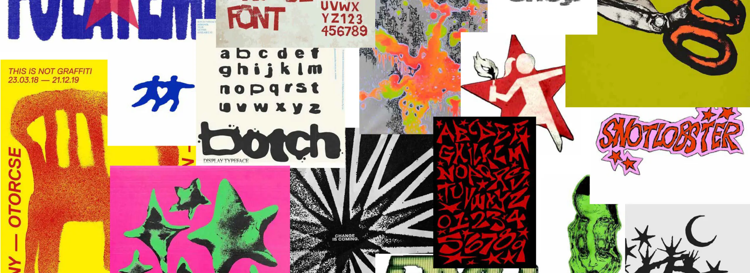 Moodboard di identità visiva realizzata dagli studenti IAAD., con ricerca cromatica, tipografica e concettuale per lo sviluppo del marchio.