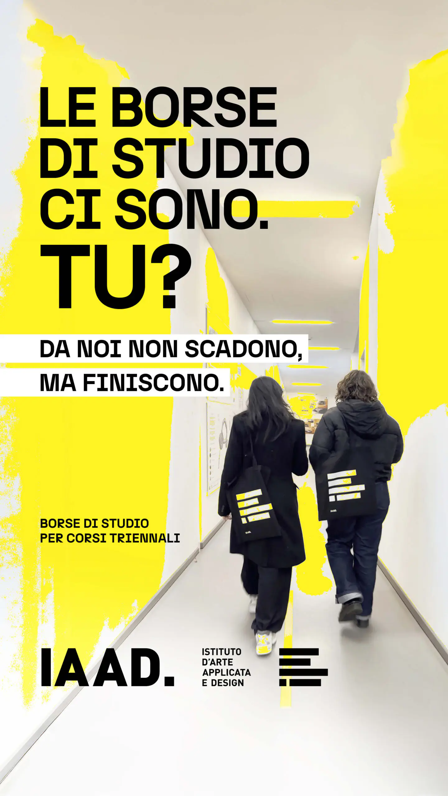 Scopri come ottenere una delle borse di studio dei Corsi Triennali in Design di IAAD. per l'A.A. 2026/2027