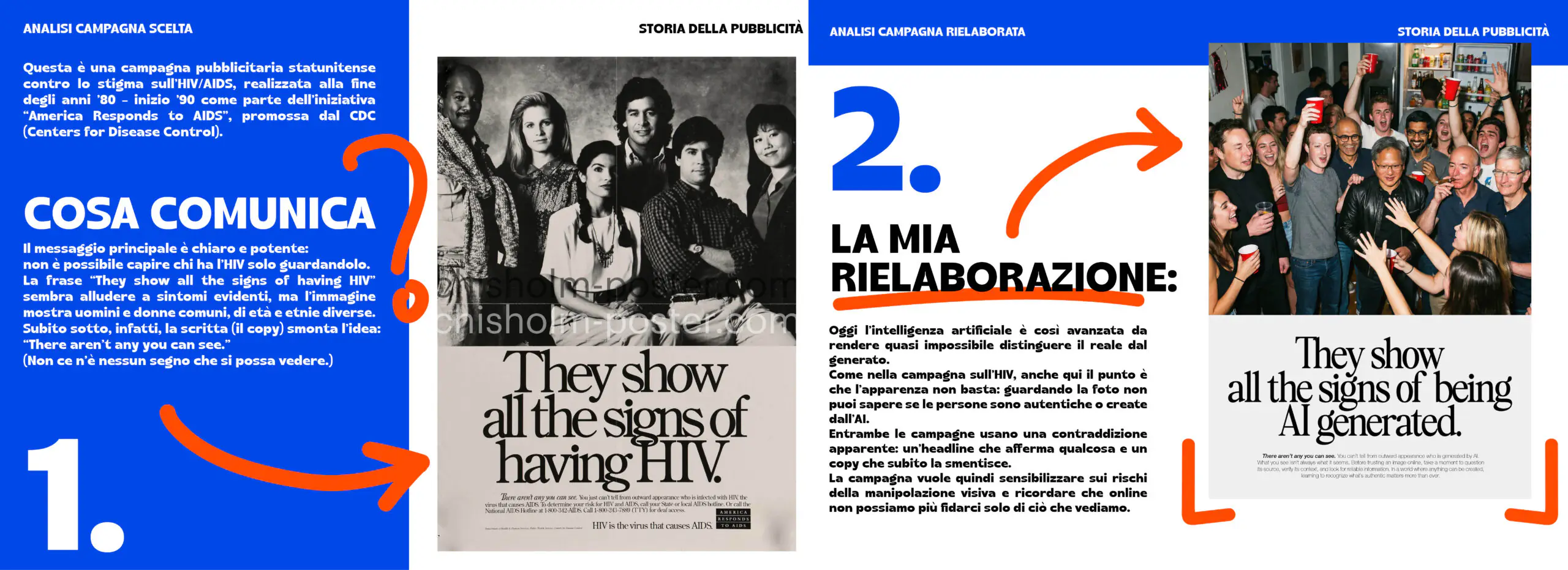 Progetti degli studenti IAAD. che analizzano e reinterpretano la Storia della pubblicità attraverso campagne creative e innovative.