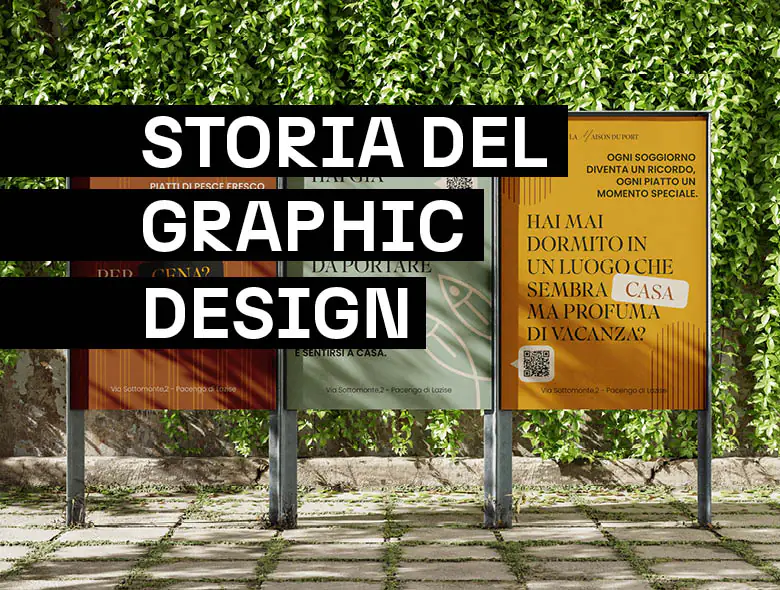 Progetti degli studenti IAAD. che analizzano e reinterpretano la Storia del graphic design attraverso campagne creative e innovative.