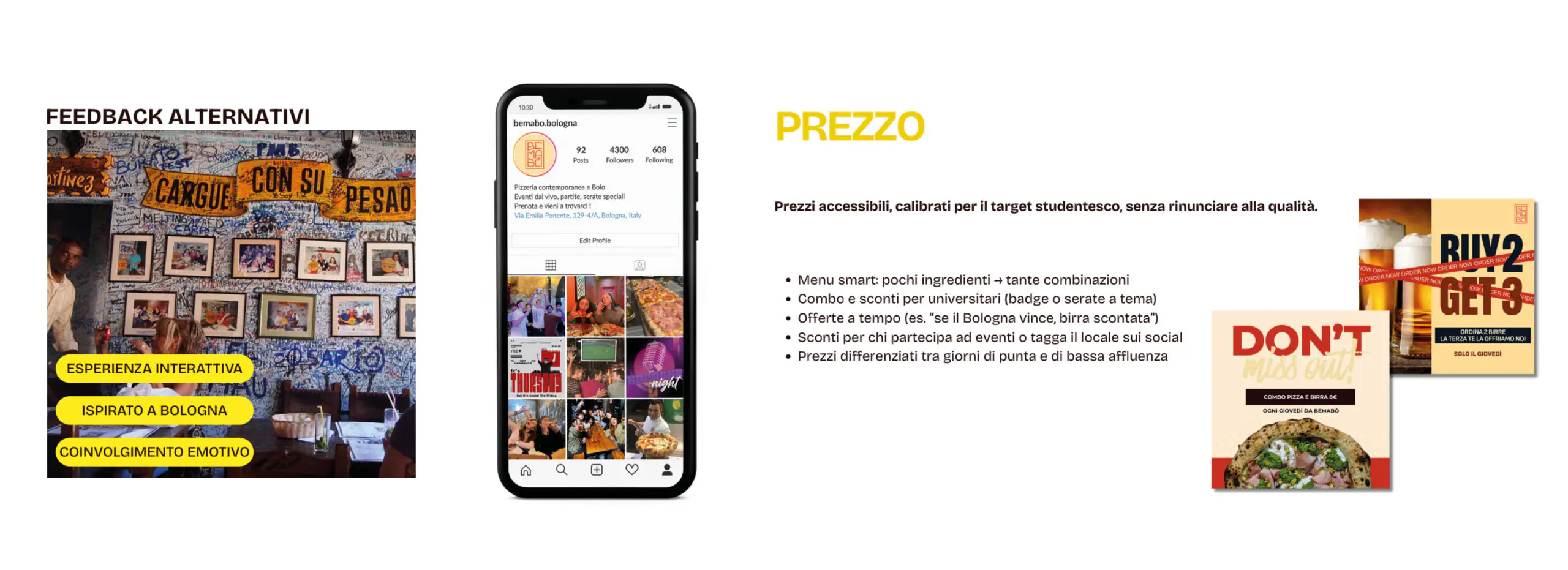 Progetto di marketing realizzato dagli studenti IAAD. con sviluppo di analisi di mercato per delle realtà territoriali