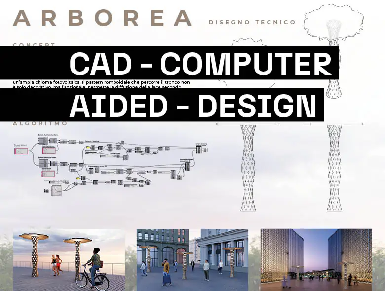 Scopri una selezione di immagini dei progetti degli studenti IAAD. sviluppati con CAD - Computer-Aided-Design