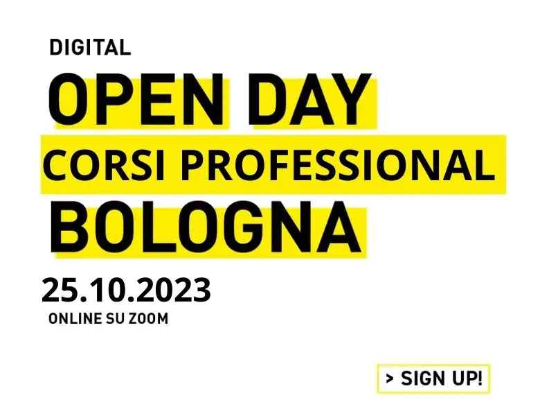 Partecipa al prossimo Open Day dei Corsi Professional di IAAD. Bologna