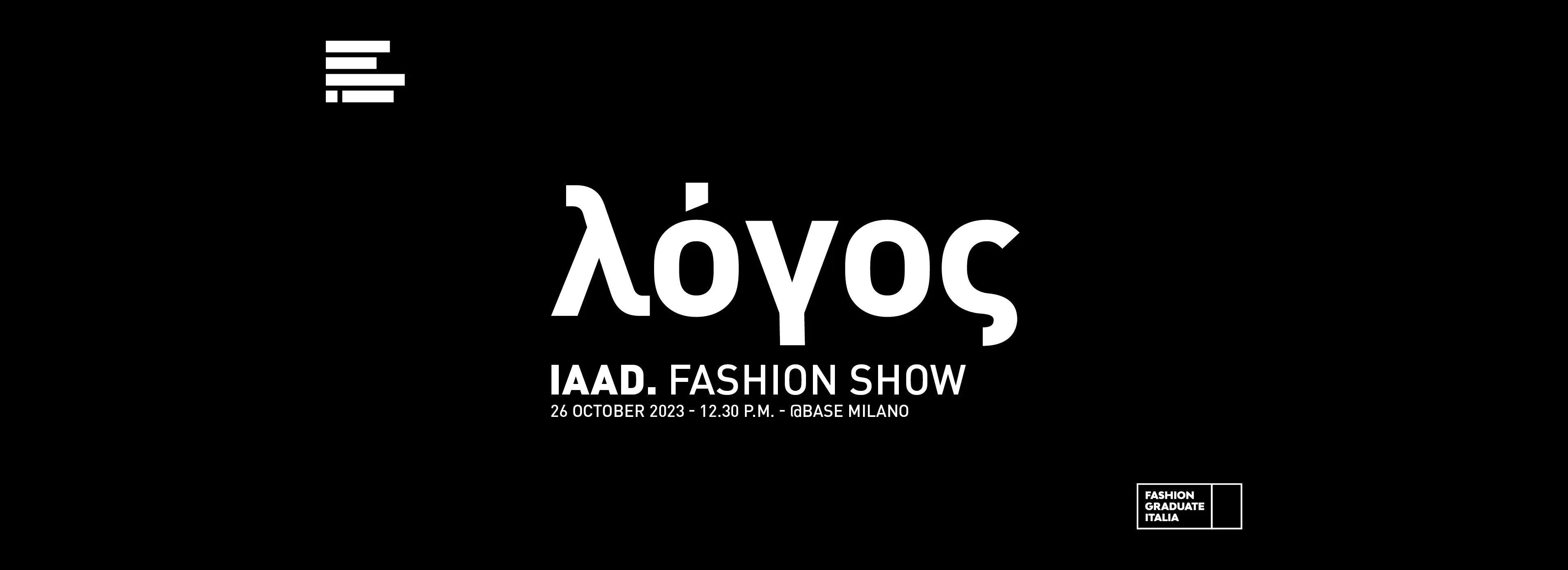 λόγος, il concept di IAAD. all'edizione del 2022 di Fashion Graduate Italia